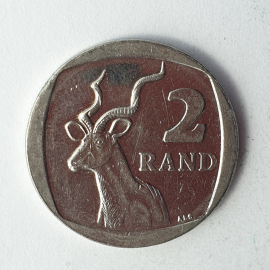 Монета две ранды, ЮАР, 2016г.